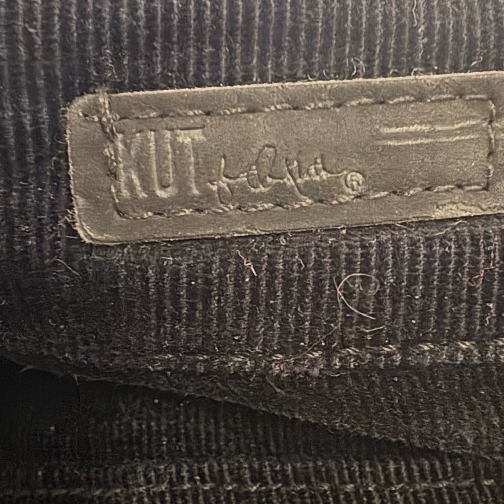 KUT from the Kloth Karen Bootcut Corduroy Jeans Black Minimalist Chic Pants Sz 8 - Picture 8 of 13